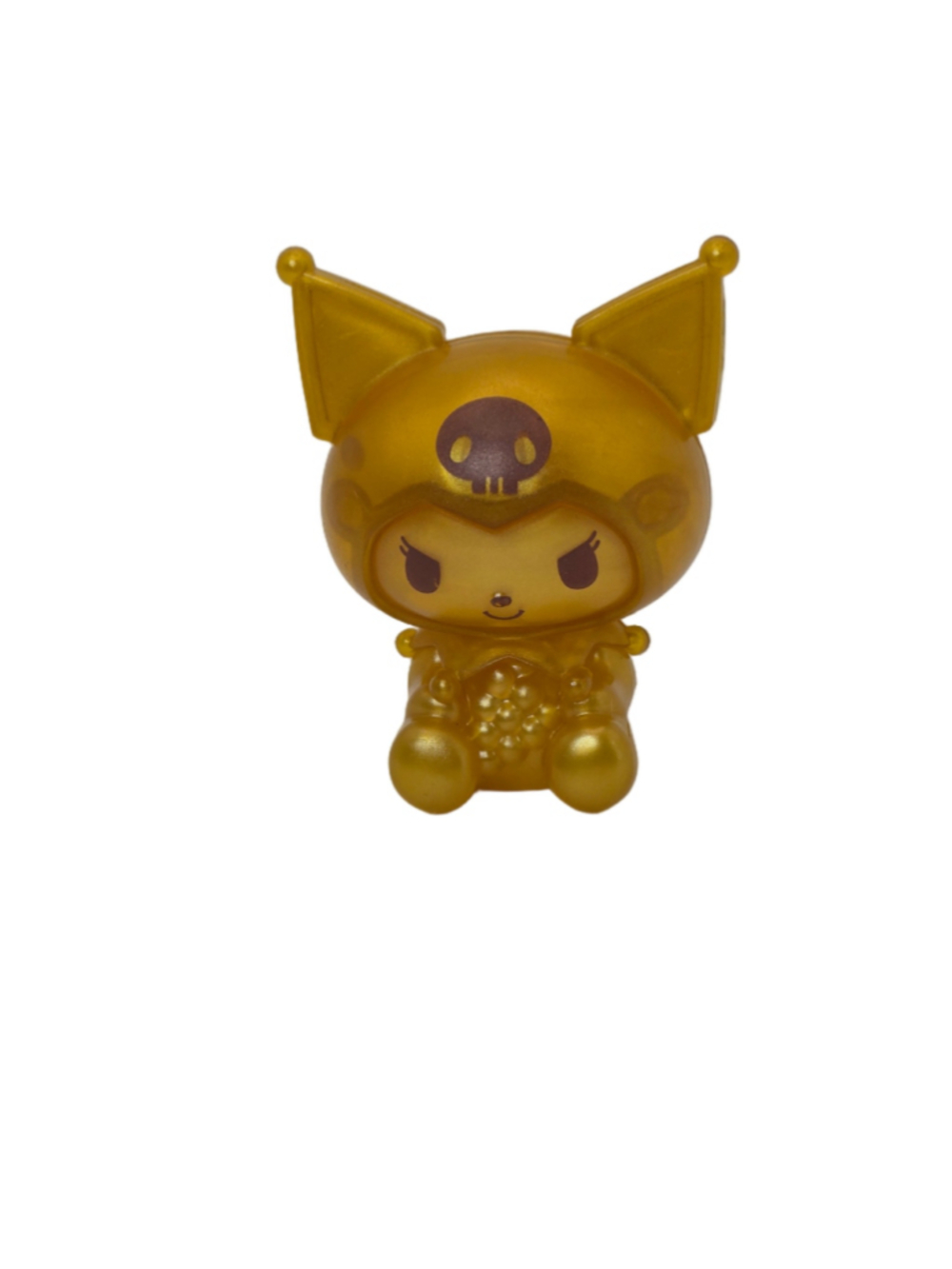 Sanrio Kuromi Gold Mini Figure Metallic Translucent Collectible Kawaii Figurine